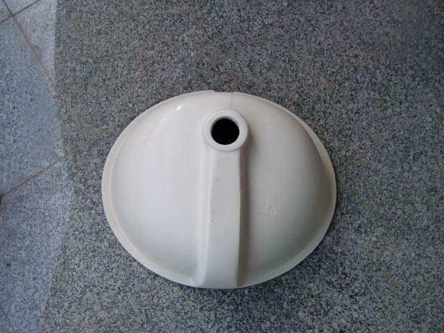 17-5/16" x 14-6/16" x 7" Oval Undermount lavatories Ceramic sinks