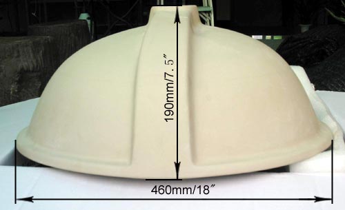 4637w-18 " X 14 3/4 " X 7 1/2" Oval Black Undermount Lavatories ceramic sinks