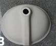 4941W-19 1/4" X 16" X 7 1/2" Oval Undermount lavatories Ceramic sinks
