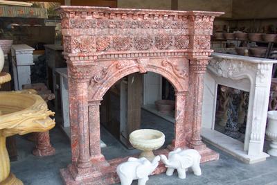 Marble fireplace