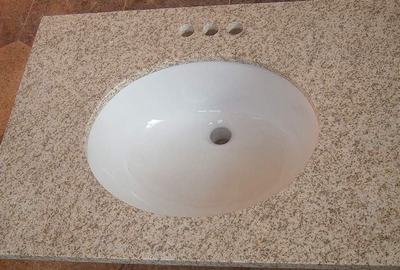Granite Vanity Tops With ceramic sink