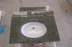 Granite Vanity Tops With Ceramic Sink Attached